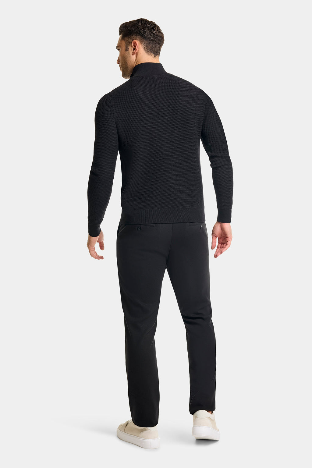 THE FABIO QUARTER ZIP SWEATER